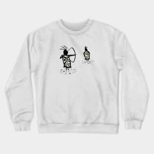 Archer Cave Person Practising Crewneck Sweatshirt